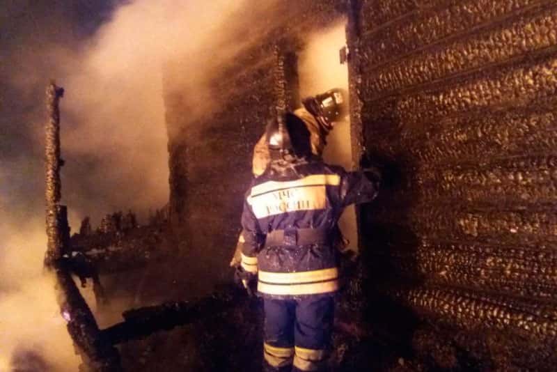 Накануне в Арамиле сгорел частный жилой дом