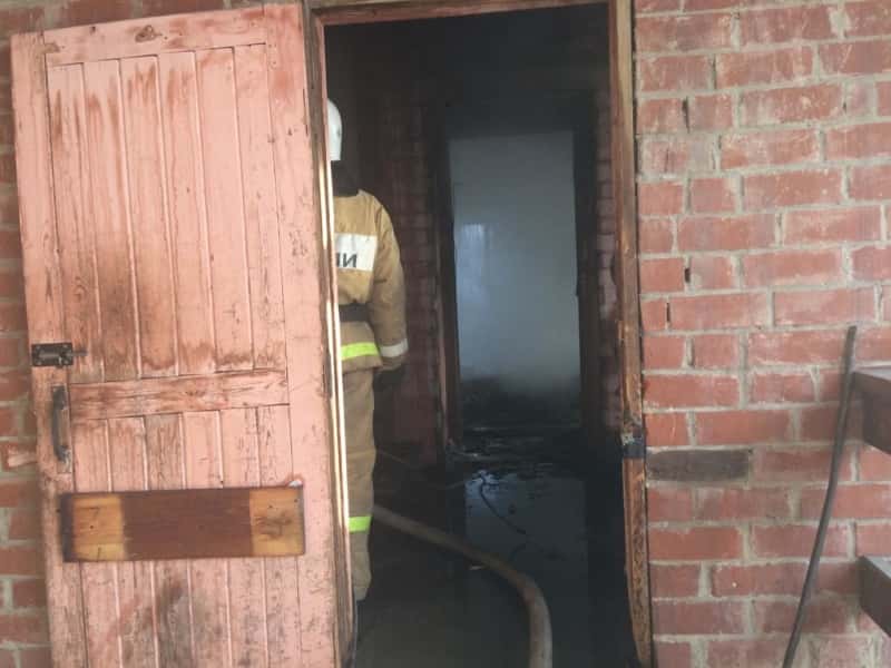 В Арамиле горела новостройка