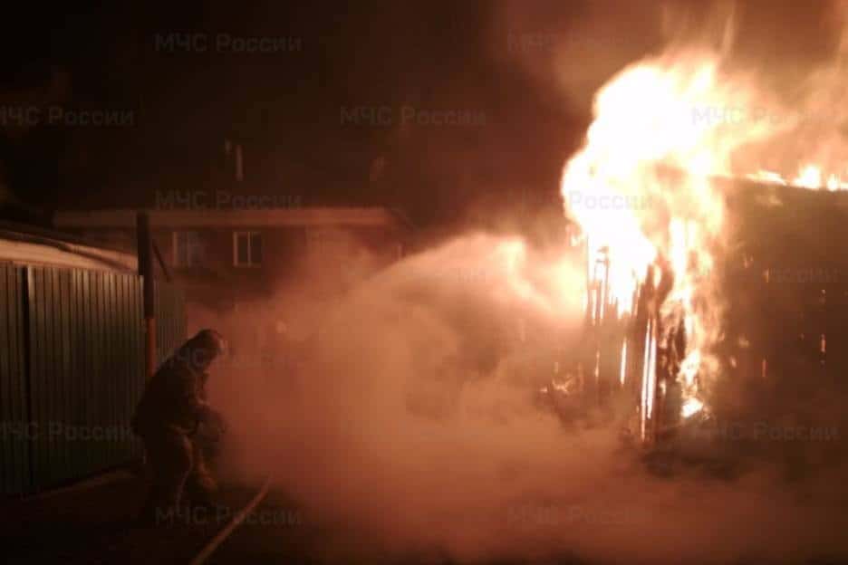 Под Сысертью произошел крупный пожар 