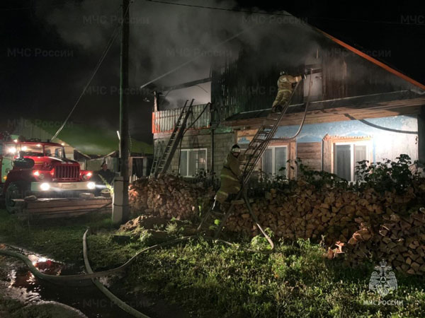 Накануне в Арамиле случился пожар