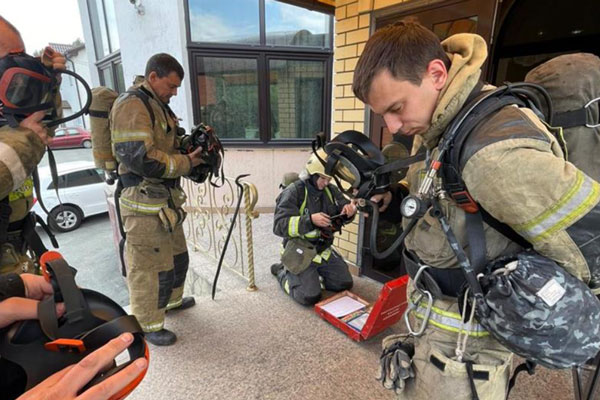 В гостинице Арамиля спасатели провели учения